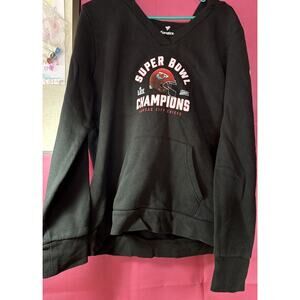 NWT NFL Women's Kansas City Chiefs Super Bowl LIV Champions Hoodie Size XL UU